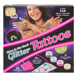 FabLab Glow in the dark Glitter Tattoos