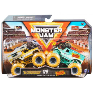 Monster Jam 1:64 2-pack Wreckreation vs Ranger Rescue