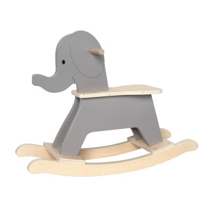 Jabadabado Keinueläin Elefantti puusta