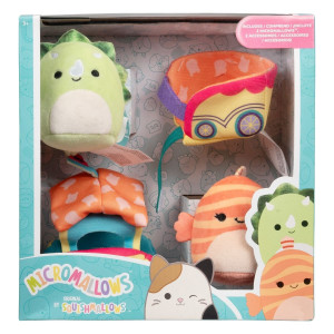 Squishmallows Micromallows 2-pack lisävarusteineen Tristan & Lucienne