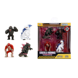 Godzilla x Kong Metalfigs 4-Pack 2.5"