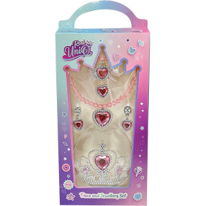 Real UniQ Tiara ja korusetti Vaaleanpunainen