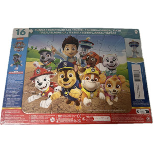 Paw Patrol Palapeli 16 kpl Seitsemän pentua