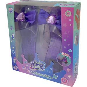 Prinsessan kengät valoilla Violetti