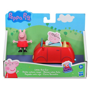 Peppa Pig Ajoneuvo ja hahmo Punainen auto