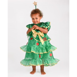 Joulukuusen mekko 6-8 vuotta