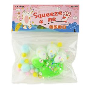 Squishy Cat Paw 7cm Vihreä