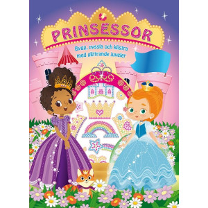 Prinsessor Pysselbok med glittrande juveler SE
