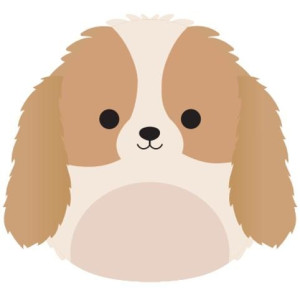 Squishmallows Fuzz A Mallows 40cm Adela Basset Dog