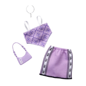 Barbie Fashion Violetti toppi ja hame HRH37