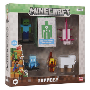 Minecraft Toppeez Kuvat 6-pack Deluxe box Axolotl