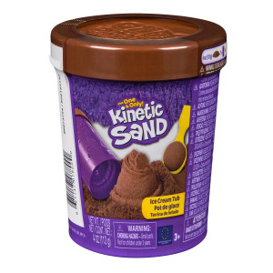 Kinetic Sand Ice Cream Tub Ruskea