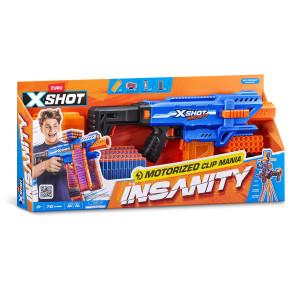 X-Shot Insanity Motorized Clip Mania Blaster