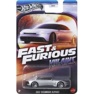 Hot Wheels Silver Fast & Furious 1:64 2022 Delorean Alphas