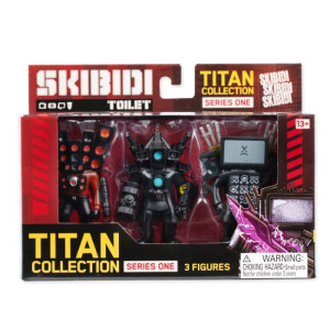 Skibidi Toilet Titan Collection 3-pack