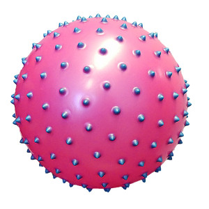 Piikkipallo vaaleanpunainen/sininen 27cm