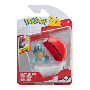Pokemon Clip n Go Squirtle + Poke Ball