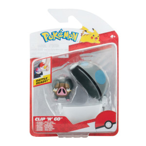 Pokemon Clip n Go Lechonk + Heavy Ball