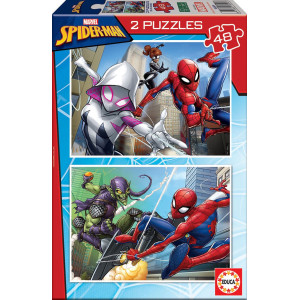 Spiderman Palapeli 2 x 48 palaa