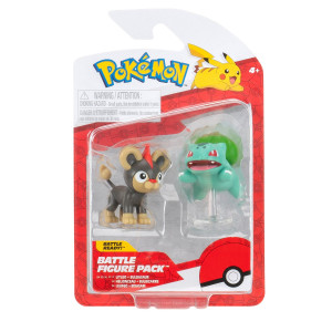 Pokemon Battle Figure Pack Litleo + Bulbasaur
