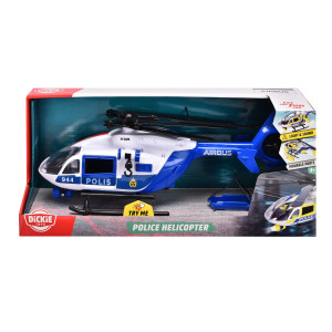 Dickie Toys Ruotsin poliisihelikopteri ääni- ja valotoiminnoilla