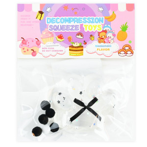 Squishy Cat Paw Clear 7cm