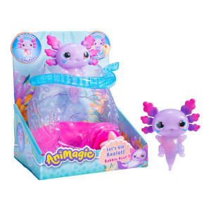 Animagic Lets Glo Axolotl Bubble Reef