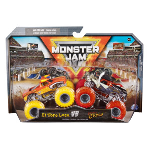 Monster Jam 1:64 2-pack El Toro Loco vs Pirates Cruise S30