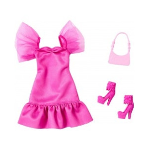 Barbie Fashion Vaaleanpunainen mekko HYV21