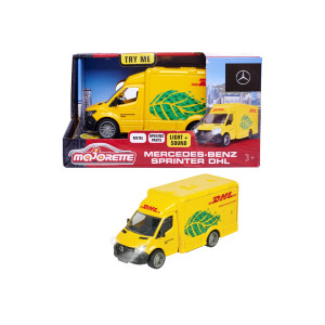 Majorette Mercedes-Benz Sprinter DHL äänellä ja valolla