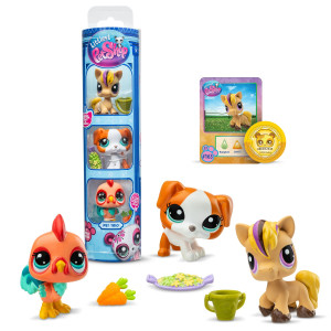 Littlest Pet Shop Pet Trio in Tube s3 Barnyard Pets