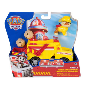 Paw Patrol Fire Rescue Ajoneuvo Rubble