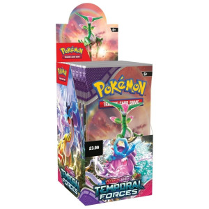 Pokemon Booster Box Half-size Temporal Forces 18 pakettia