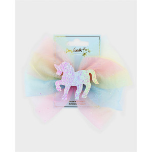 Hiuspinni Yksisarvinen rusetilla