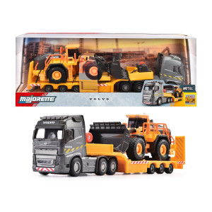 Majorette Volvo Kuorma-auto pyöräkuormaajalla Metal