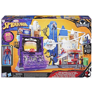 Marvel Spiderman Web Slinging City Playset