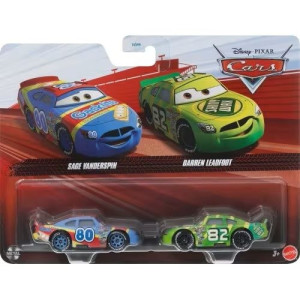 Disney Cars 1:55 2-pack Sage Vanderspin & Darren Leadfoot