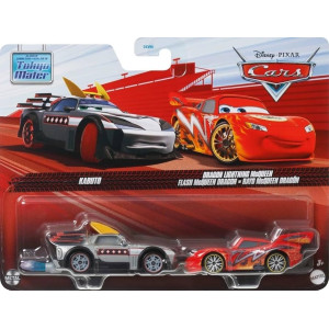Disney Cars 1:55 2-pack Kabuto & Dragon Lightning McQueen