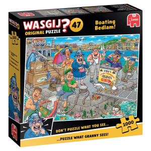 Wasgij Original 47 Boating Bedlam Palapeli 1000 palaa