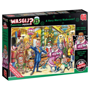 Wasgij Christmas 21 A Very Merry Makeover Palapeli 2x1000 palaa