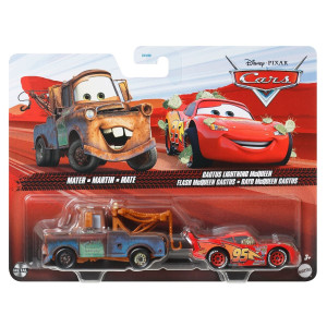 Disney Cars 1:55 2-pack Mater & Cactus Lightning McQueen