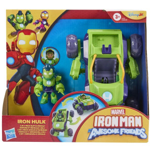 Marvel Iron Man Awesome Friends 2-in-1 Iron Hulk