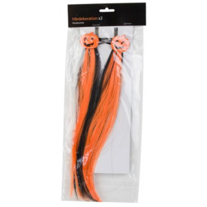 Hiuskoristeet Halloween 2 kpl Oranssi