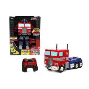 Transforming RC Optimus Prime Converting