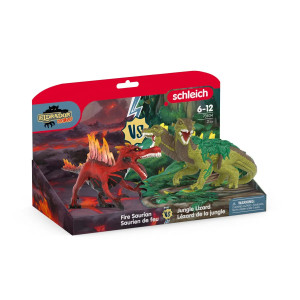 schleich® ELDRADOR® Fire Saurian vs Jungle Lizard 70834