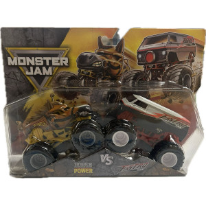 Monster Jam 1:64 2-pack Horse Power Vs Fastro Van