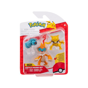 Pokemon Battle Figure Set Beldum + Monferno + Abra
