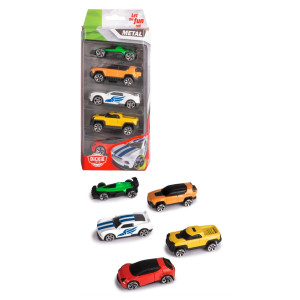 Dickie Toys Ajoneuvot Metalli 5-pakkaus V2 Vihreä