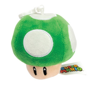 Super Mario Plush clip Green Mushroom