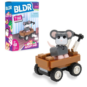 BLDR Adopt Me! Byggset Mouse & Crate Stroller